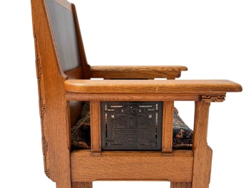 Arts & Crafts Art Nouveau Armchair by Carel Adolph Lion Cachet, 1900s